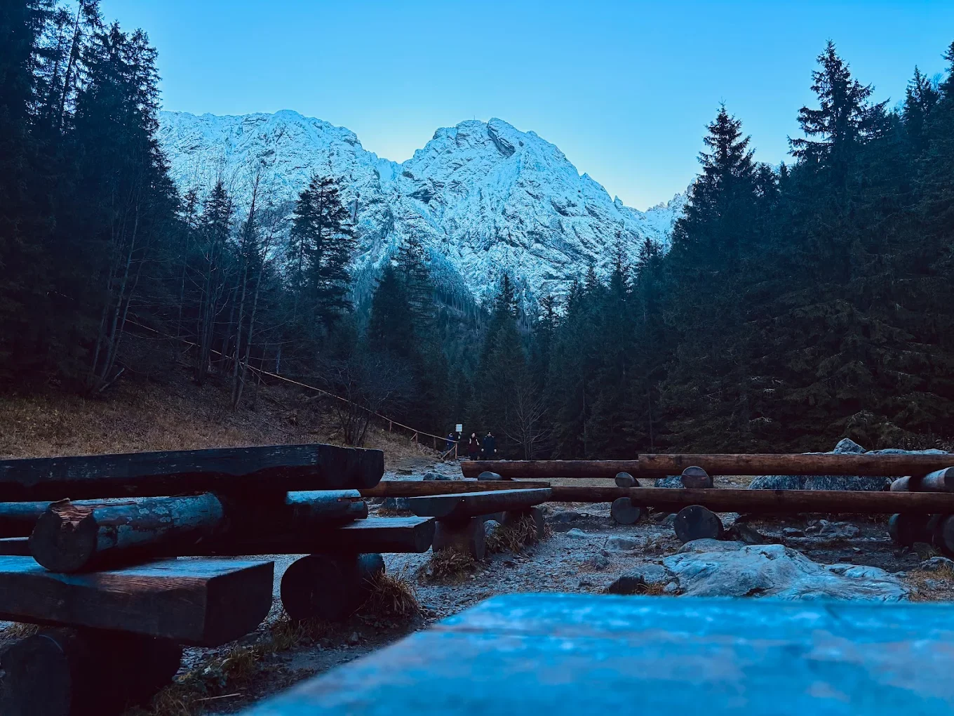 Dolina Strążyska - łagodny szlak i widok na Giewont