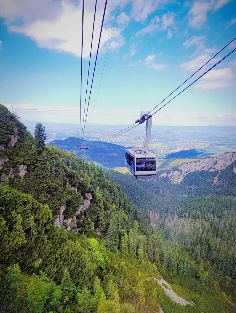 Kolej linowa na Kasprowy Wierch - wyjście w wyższą partię Tatr